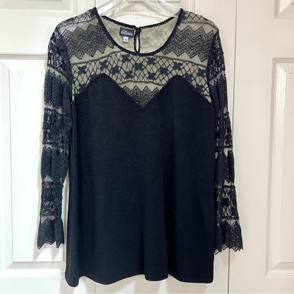 Elaris Handloomed Lace Sweater - Picture 2 of 14